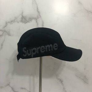 Supreme Jacquard Pique Camp Cap